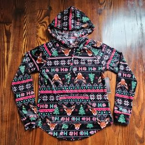 Christmas fleece pullover
